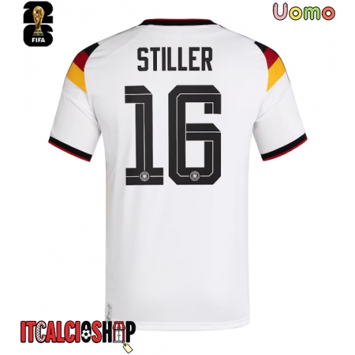 Germania Angelo Stiller #16 Prima Maglia Mondiali 2026 Manica Corta